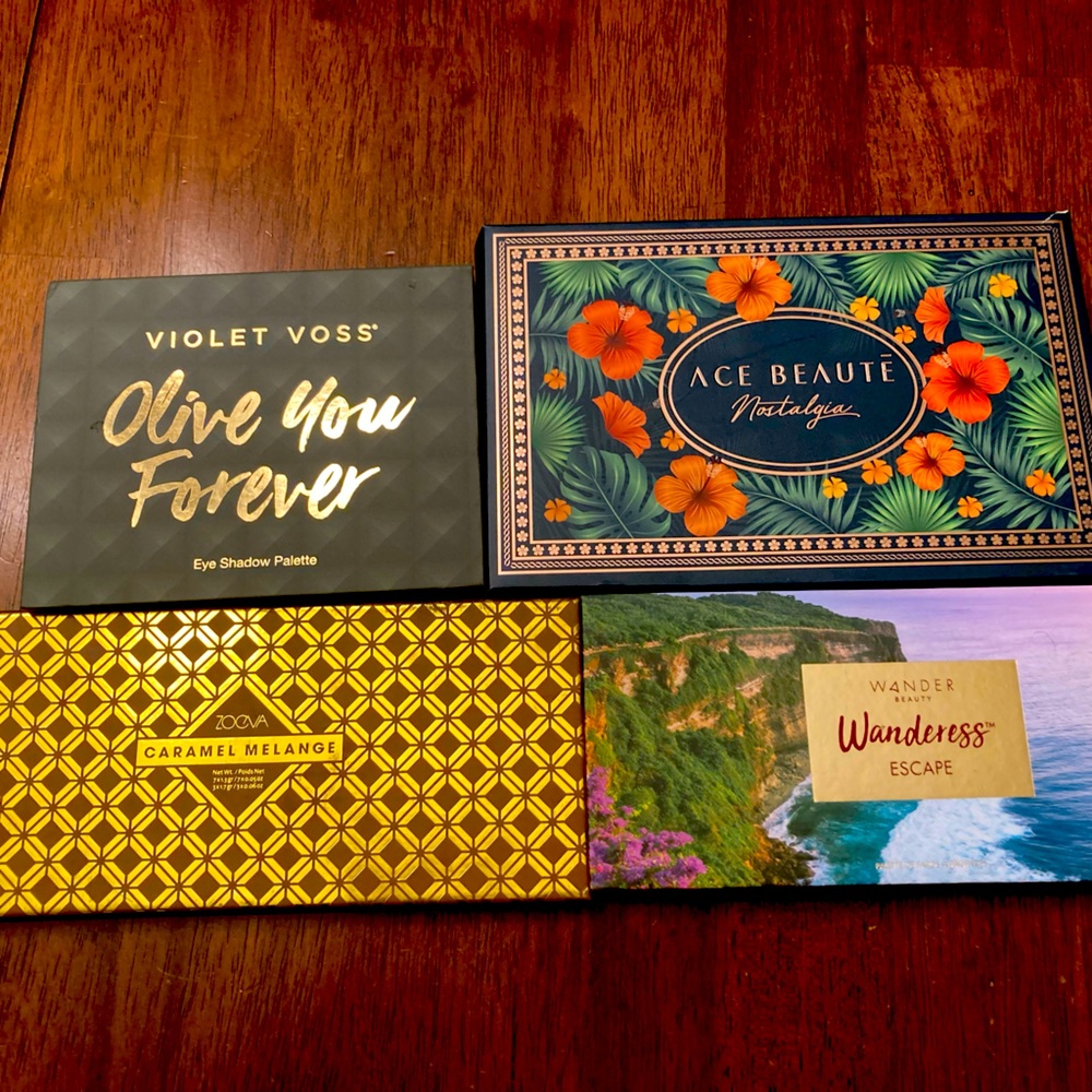 Four NEW makeup palettes